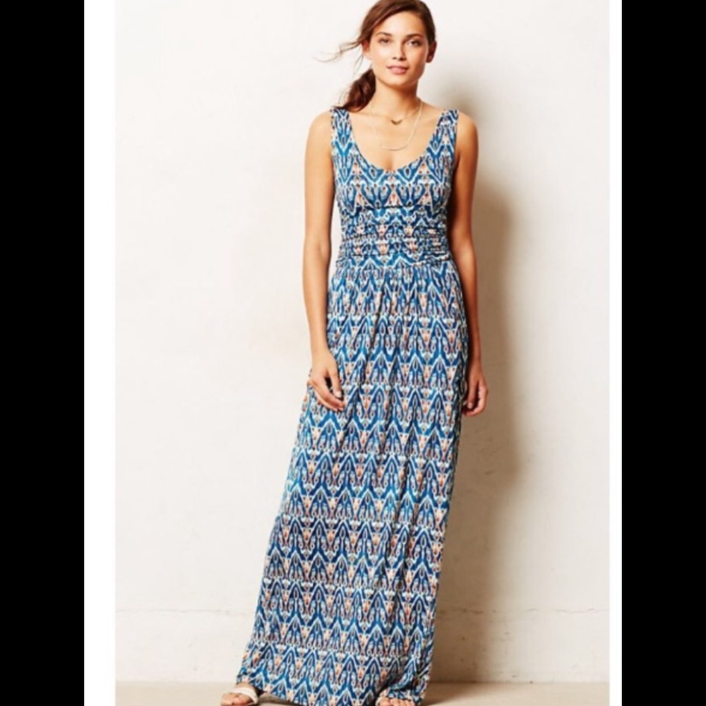 Anthropologie Vanessa Virginia maxi dress Sz L